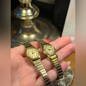 Two times analog watches